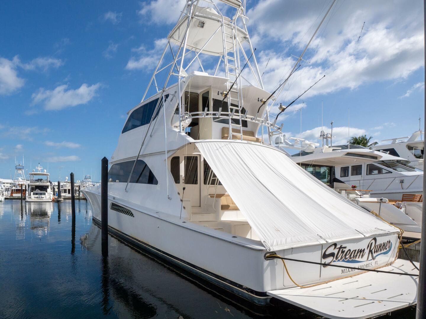 2005 Viking 74 Enclosed Bridge 