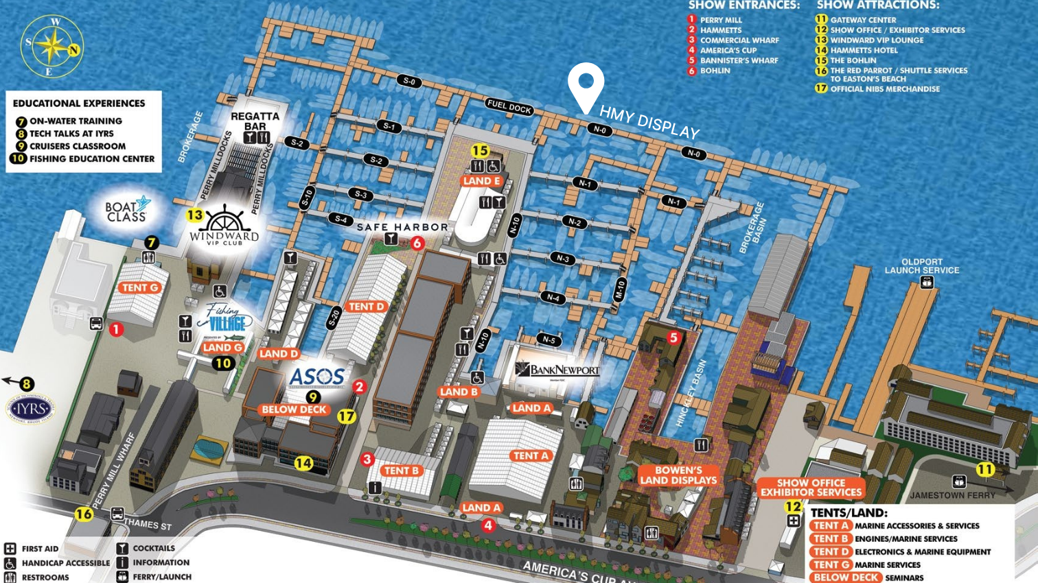 NIBS Show Map