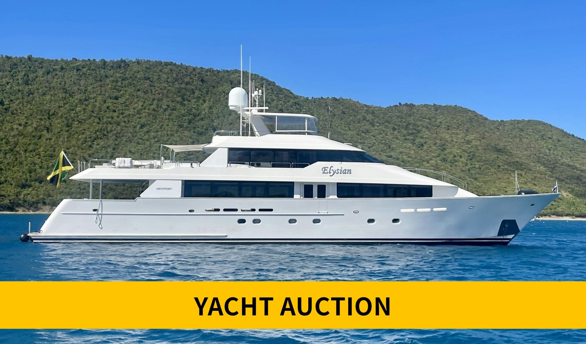 Elysian Yacht Auction Banner